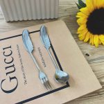 قاشق چنگال پر نقره ای