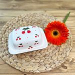 کره خوری سرامیکی آلبالویی