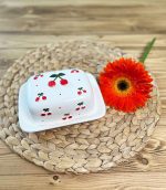 کره خوری سرامیکی آلبالویی