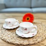 فنجان سرامیکی آلبالویی