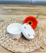 قندان سرامیکی آلبالویی - Image 2