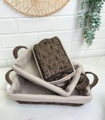 سبد نون و سبزی مستطیل دسته دار - Image 6