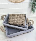 سبد نون و سبزی مستطیل دسته دار - Image 5