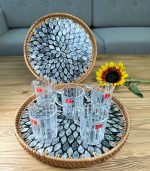 سینی صدف و راتان گرد - Image 17