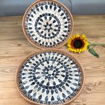 سینی صدف و راتان گرد