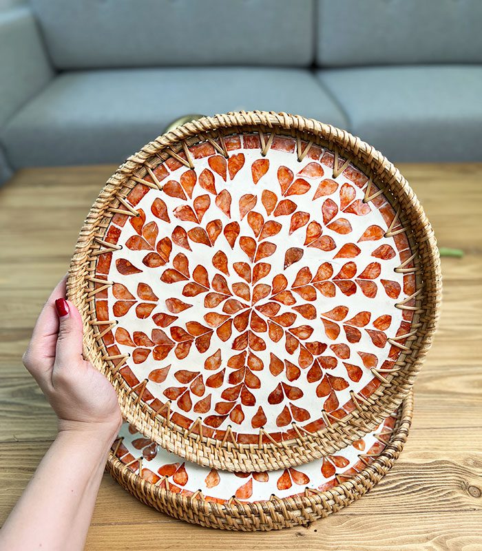 سینی صدف و راتان