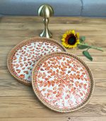 سینی صدف و راتان گرد - Image 11