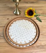 سینی صدف و راتان گرد - Image 10