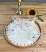 سینی صدف و راتان گرد - Image 7