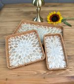 سینی صدف و راتان