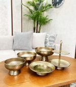 ظروف پذیرایی برنجی