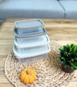 ظرف فریزری 4تیکه مستطیل - Image 2