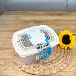 ظرف فریزری ماکروفری شش تکه مستطیل