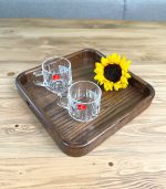 سینی مربع چوبی