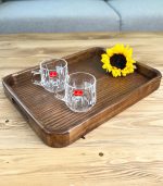 سینی مستطیل چوبی بزرگ